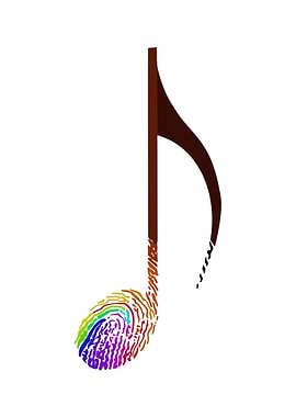Unique Music Note Fingerprint
