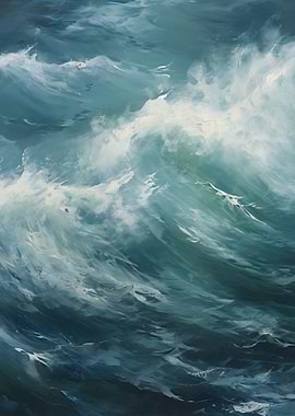 Ocean Waves Painting
