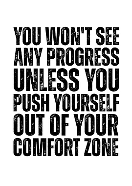 Comfort Zone Motivational Quote