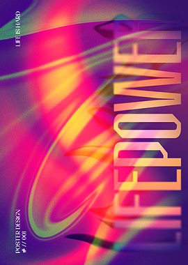 Abstract Gradient Poster Design