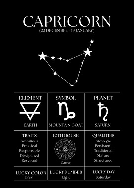 Capricorn Zodiac Sign