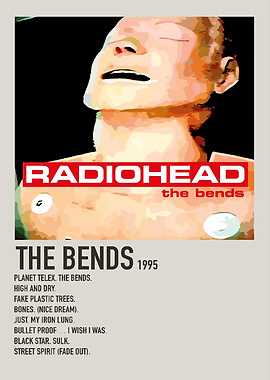 Radiohead - The Bends Album Cover