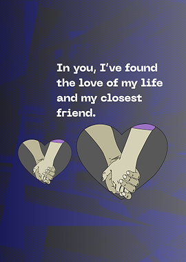 Love and Friendship Hands in Hearts