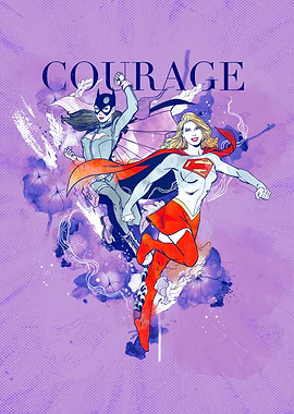 DC: Courageous Duo - Batgirl and Supergirl