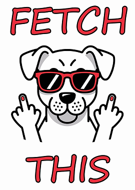 Fetch This Dog Cartoon