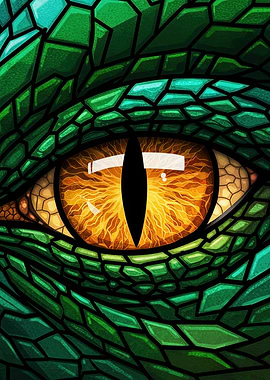 Dragon Eye Close-Up