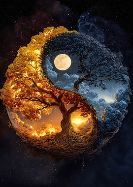 Yin Yang Tree of Life