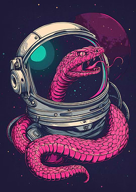 Snake Space Helmet