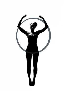 Woman with Circle Sports