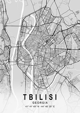 Tbilisi Light City Map