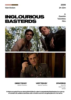 Inglourious Basterds Movie Poster