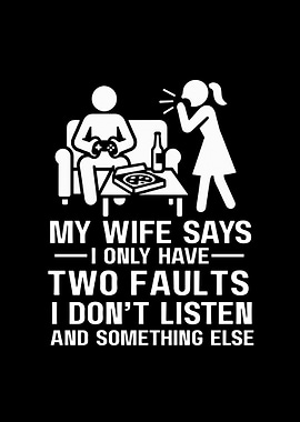 Funny Gamer Wife Stick Figure