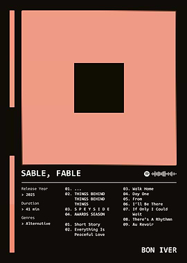 SABLE, fABLE (2025) by Bon Iver