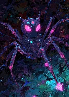 Glowing Spider Animal