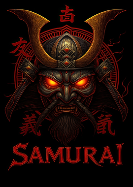 Samurai Warrior Mask