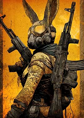 Armed Rabbit Warrior