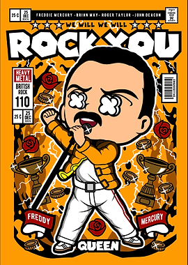 Rock You: Freddie Mercury Comic Cover