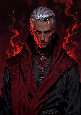 Silver Haired Vampire Lord