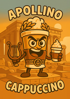 Apollino Cappuccino - Italian brainrot animal meme