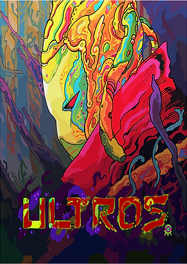Ultros Psychedelic Character Art