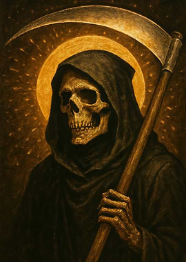 Saint Grim Reaper Dark Art