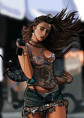 Tate Mcrae Illustration