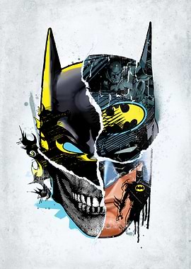 DC: Batman in Collage-Style