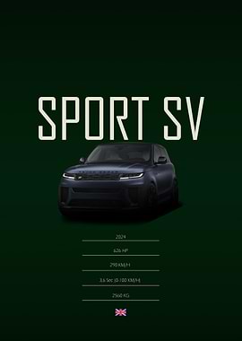 2024 Land Rover Range Rover Sport SV