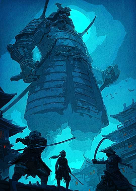 Giant Samurai Moonlight