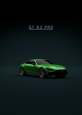 Mercedes AMG GT63 PRO 2025 Green Front