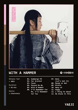 With A Hammer (2023) by Yaeji