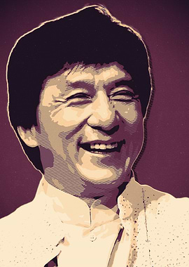 Jackie Chan Portrait Art