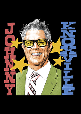 Johnny Knoxville Portrait with Stars