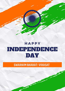 Happy Independence Day India Poster