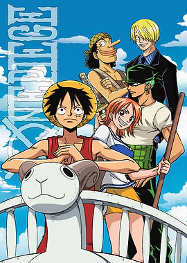 East Blue Straw Hats on Going Merry