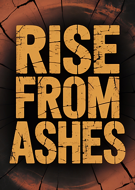 Rise From Ashes Text Art
