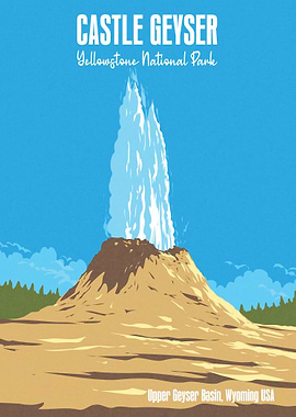 Castle Geyser, Yellowstone National Park