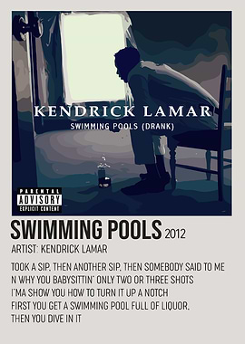 Kendrick Lamar - Swimming Pools Artwork