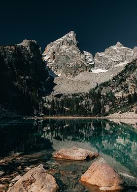 Mountain Lake Reflection
