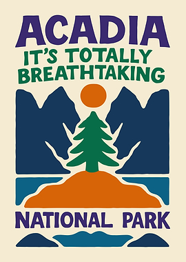 Acadia National Park Poster