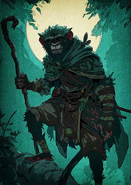 Monkey Warrior Forest