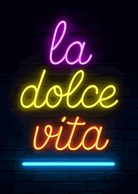 La Dolce Vita Neon Sign