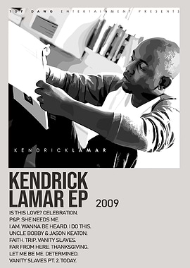 Kendrick Lamar EP 2009 Album Cover