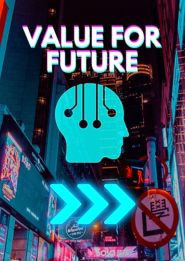 Value for Future Cyberpunk Cityscape