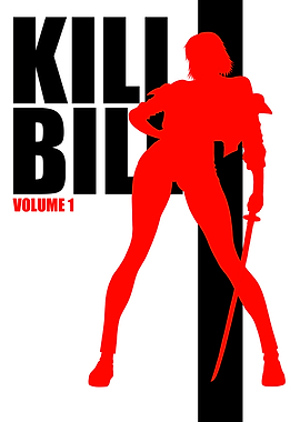 Kill Bill Volume 1 Poster - Minimalist v2