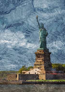 Statue of Liberty Painting