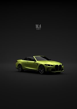BMW M4 2025 G83 Yellow Front