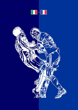 Zidane Headbutt Illustration