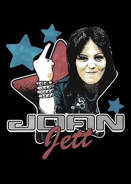 Joan Jett Retro Portrait