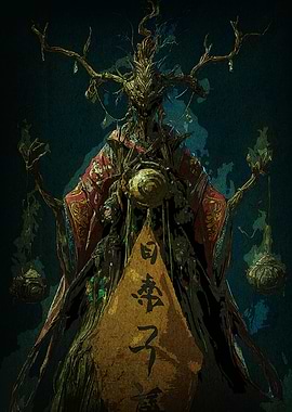 Mystical Tree Spirit Japanese